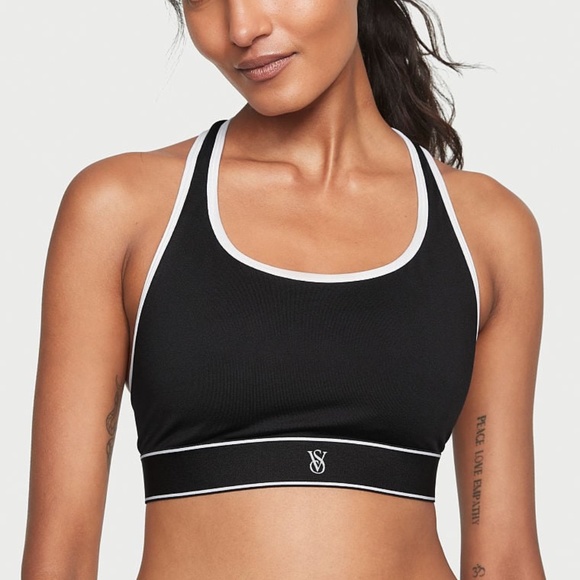 Victoria's Secret Player Sports Bra Black XL NEW - Picture 1 of 4